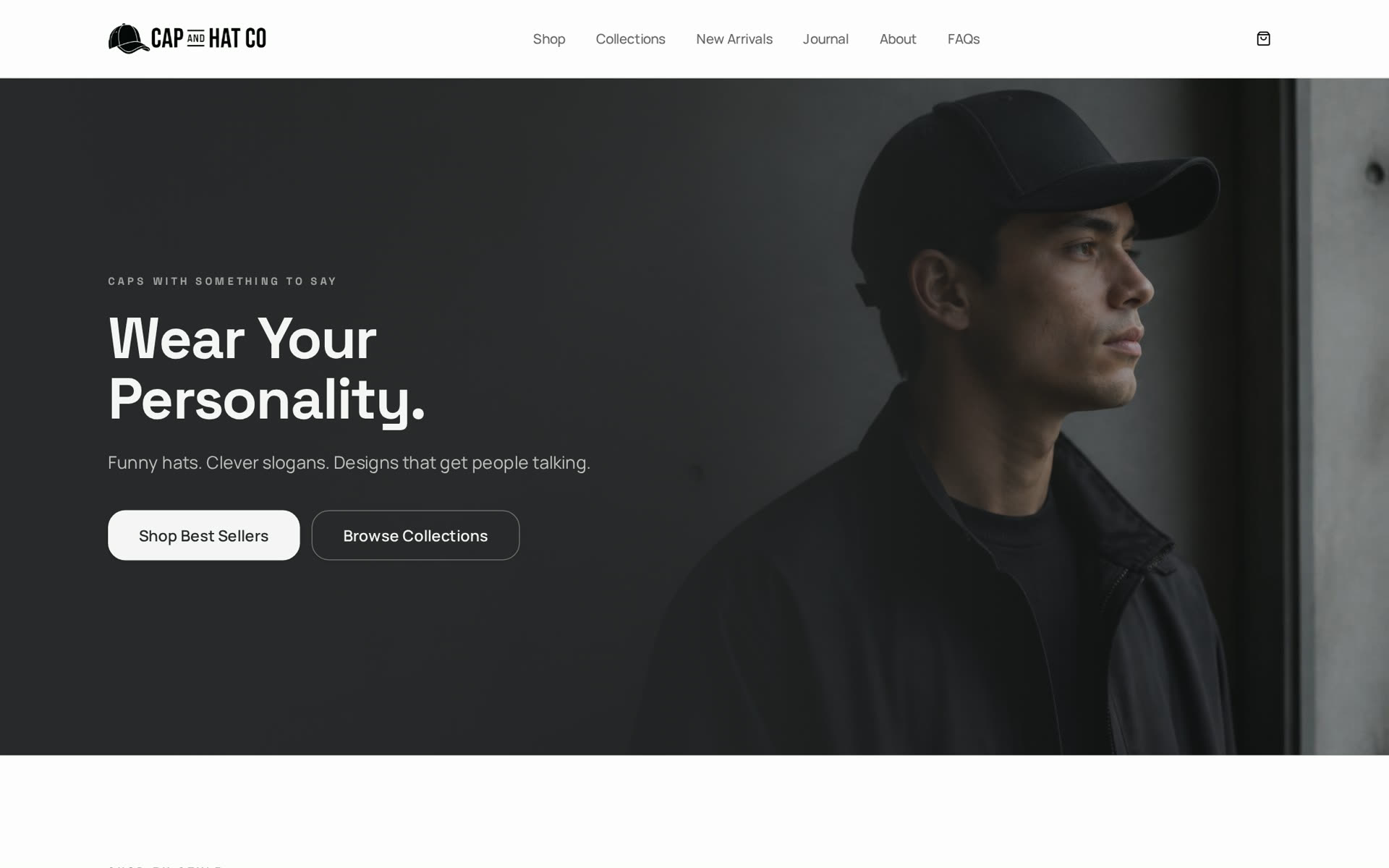 CapAndHatCo interface preview