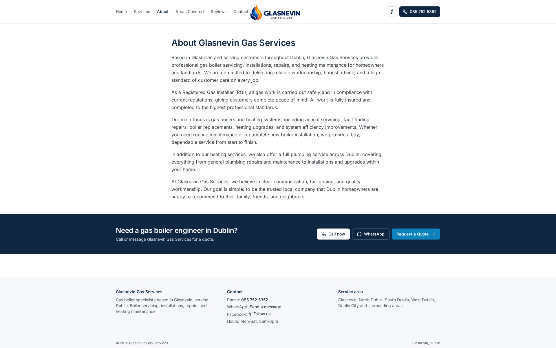Glasnevin Gas Services screenshot 2