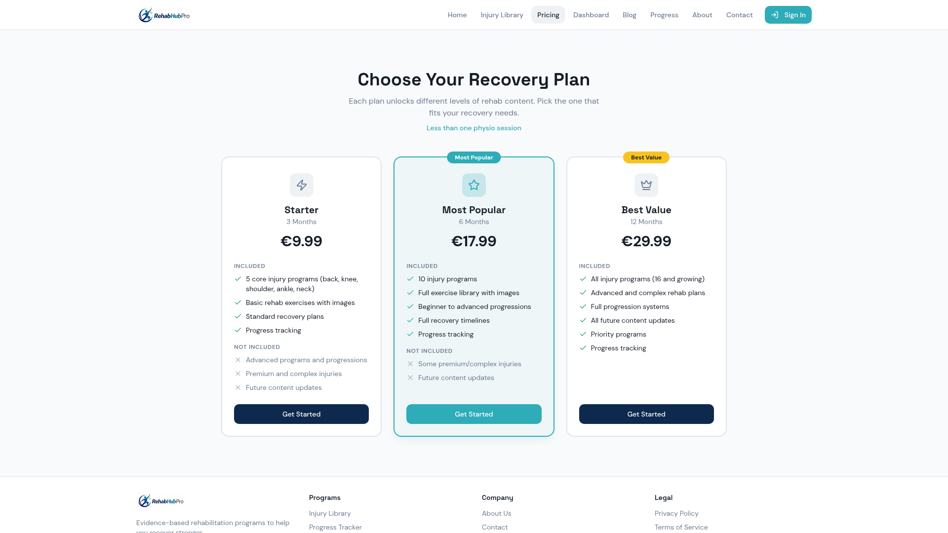 RehabHubPro screenshot 2